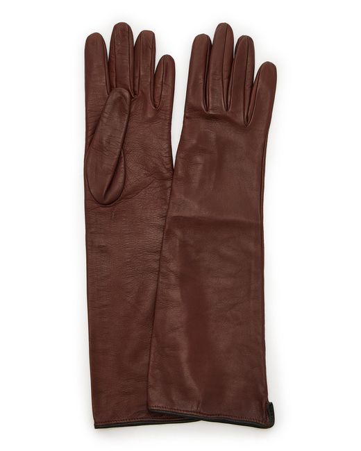 LIE STUDIO Brown The Long Gloves