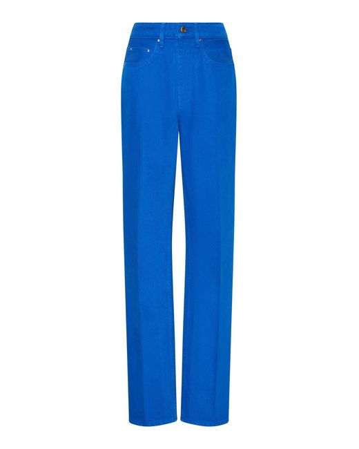 OSSOU Blue Noon High-Rise Straight Leg Jeans