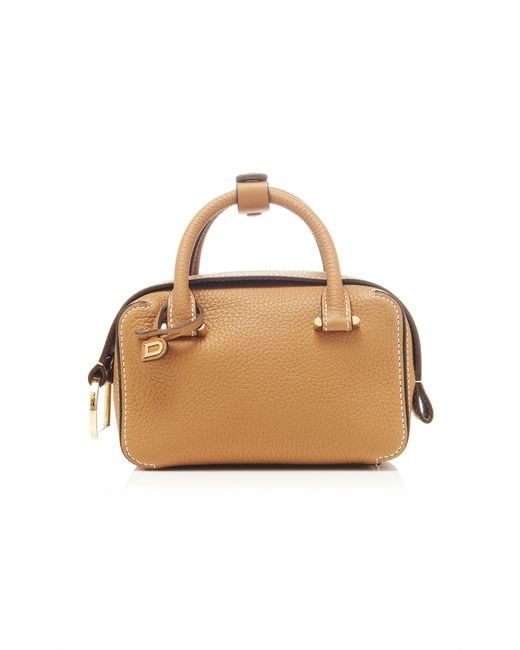 Delvaux Brown 'cool Box Mm' Leather Bag