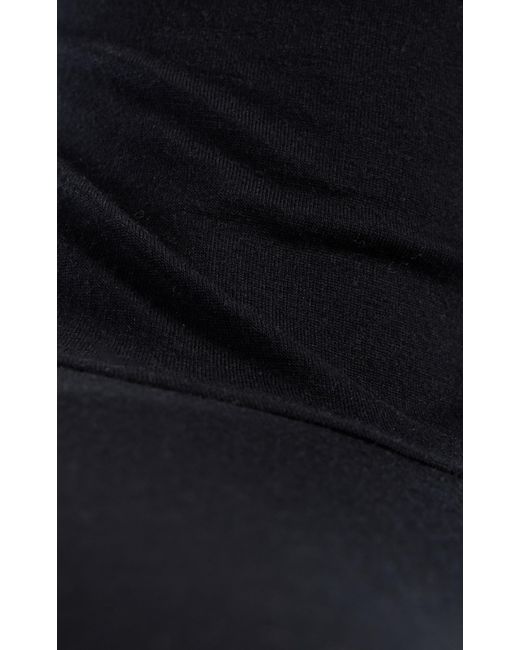 ÉTERNE Black Harlow Modal Turtleneck Tank Top