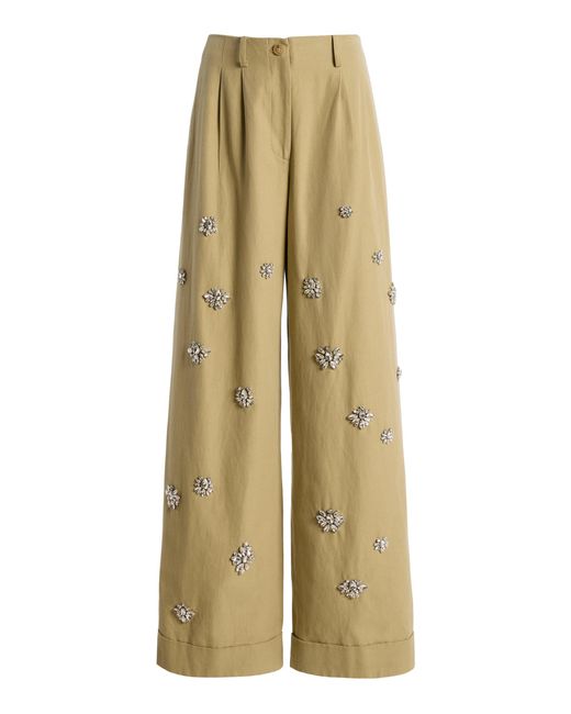 Twp Natural Delilah High-Rise Straight-Leg Pants