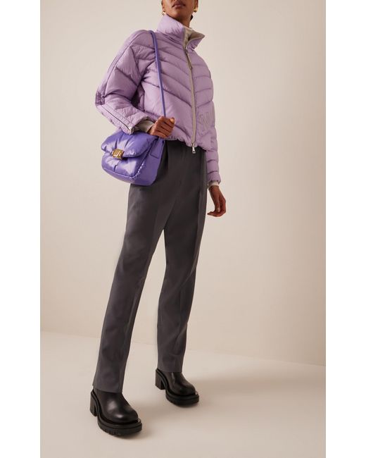 Moncler Purple Vonnes Nylon Jacket