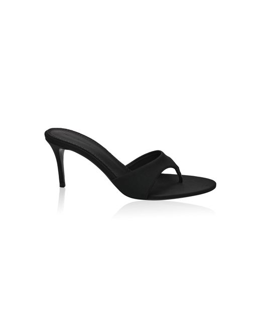 Magda Butrym Black Scuba Thong Sandal