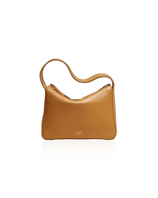 Khaite Natural Elena Leather Shoulder Bag
