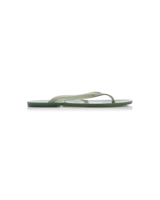 Christopher Esber Green Jo Pvc Flip Flop Sandals