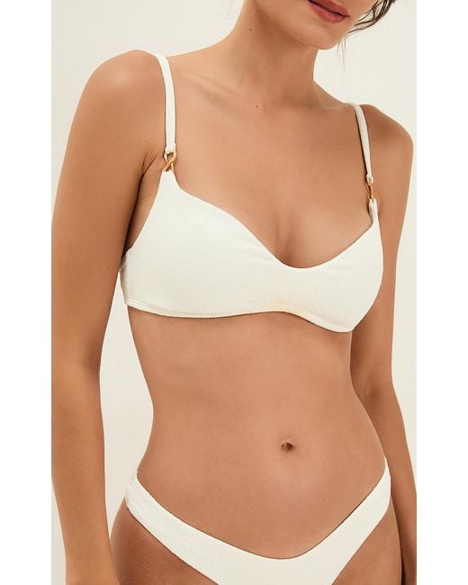 ViX White Giulia Brazilian Bikini Bottom
