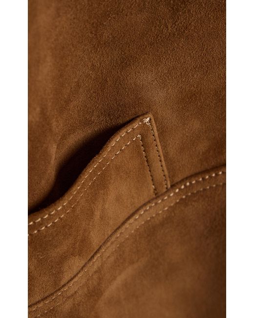 House of Dagmar Brown Suede Jacket