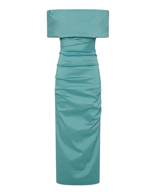 Rachel Gilbert Green Livia Midi Dress
