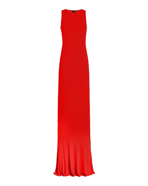Atlein Red Stretch-jersey Maxi Dress