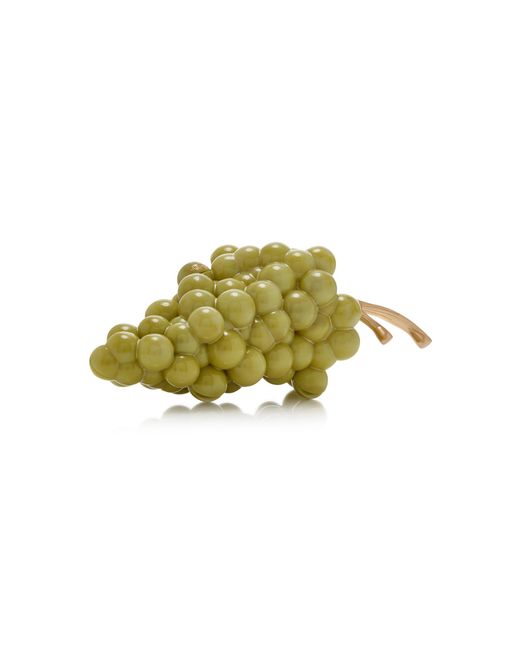 Cult Gaia Green Grape Clutch