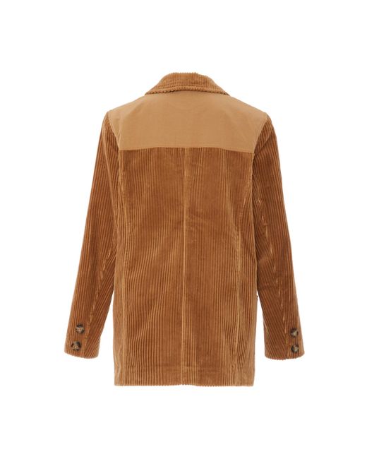 Ganni stretch corduroy jacket sale