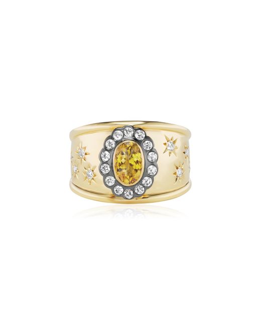 Marlo Laz Metallic Ali Citrine Cigar Band