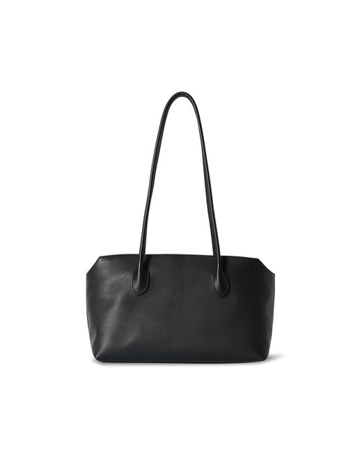 The Row Black Terrasse Leather Bag