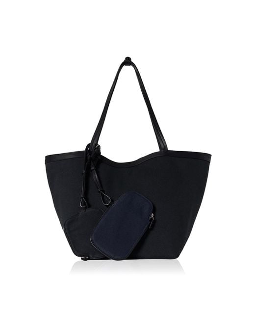 The Row Black Park Three Reversible Canvas Tote