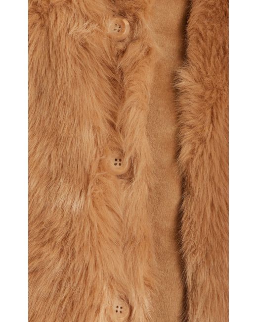 By Malene Birger Natural Exclusive Paneled Eco-fur Coat for men