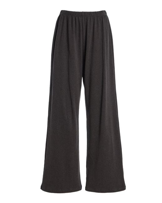 Leset Black Nando Cotton Lounge Pants