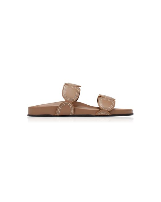 DI GAÏA White Mia Leather Sandals