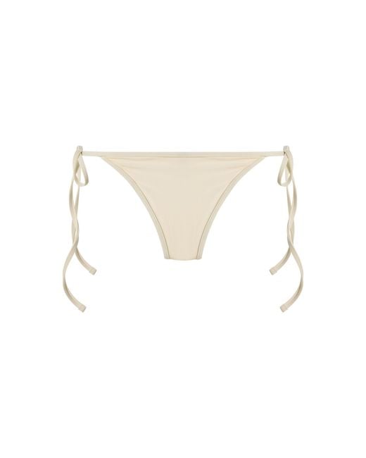 Totême White Scoop Bikini Bottoms