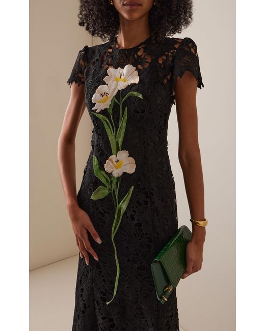 chinese dress ladies Embroidered Floral Lace Gown 18 / Ecru/Multi main image 0