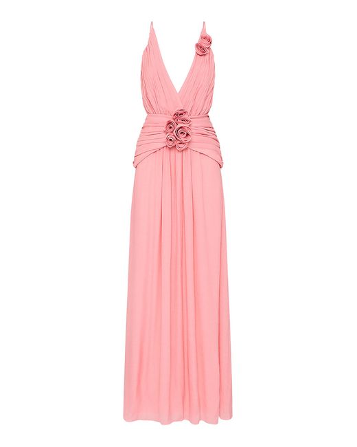 【Aje.】Mercurial Maxi Dress Vネック フローラル マキシドレス Aje. Mercurial Maxi Dress in Pink | Lyst