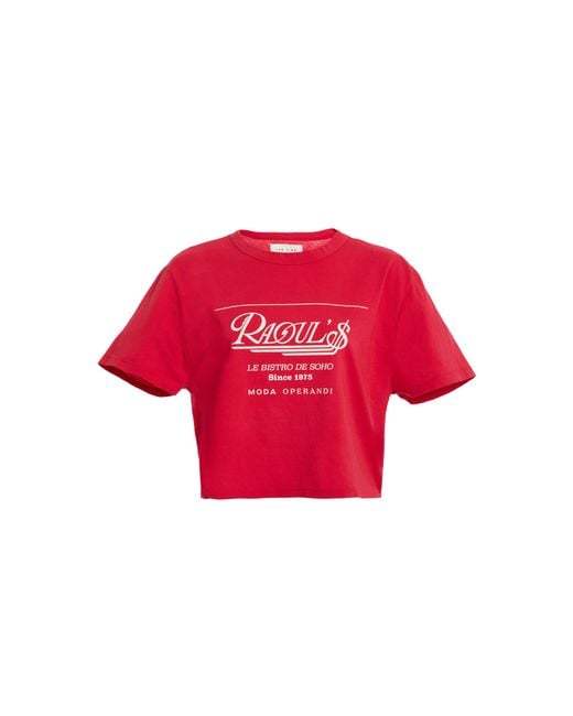Les Tien Red X Raoul's Exclusive May Baby Cotton T-Shirt