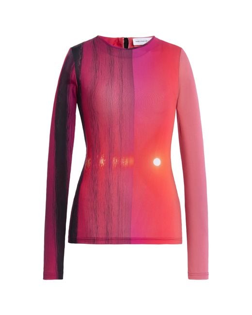Marie Adam-Leenaerdt Pink Sunset Spandex Top