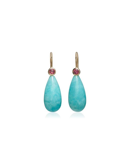 Lizzie Fortunato Blue 14K Drop Earrings