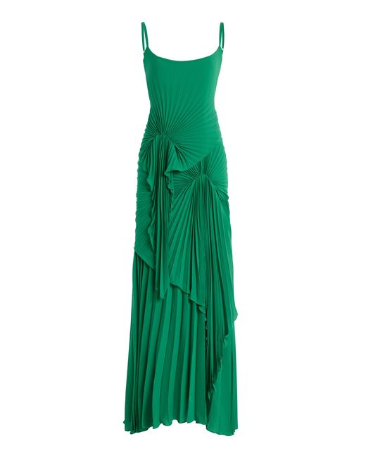 Georgia Hardinge Green The Torrent Georgette Maxi Dress