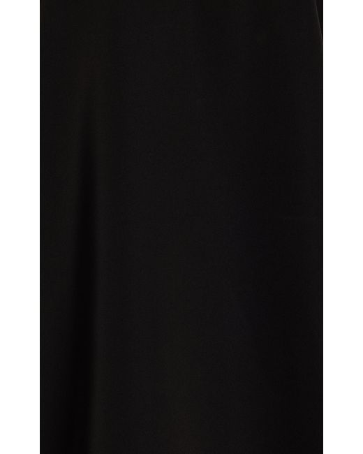 Leset Black Barb Satin Mini Dress