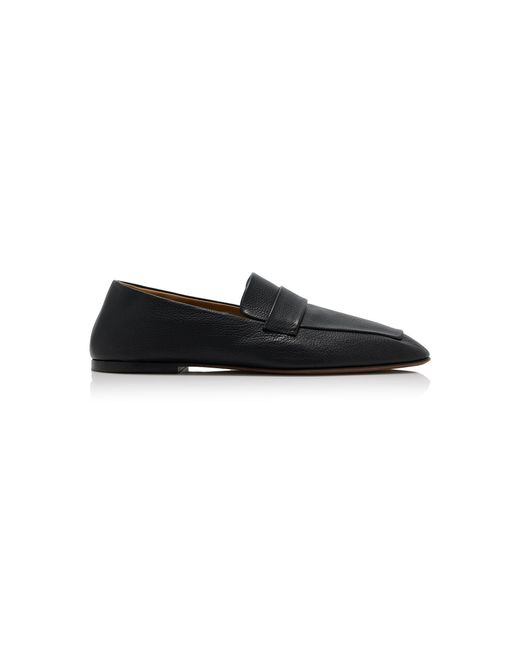 The Row Black Soft Loafers