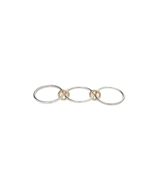 Spinelli Kilcollin Multicolor Solarium 18k Yellow Gold, Sterling Siver Ring