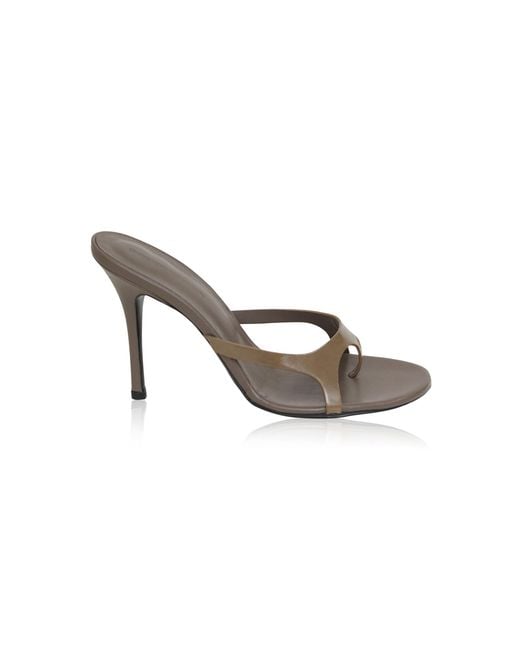 Christopher Esber Metallic Alocasia Patent Heel