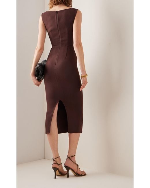 black strapless midi bodycon dress In A Daze Black Bodycon Embellished Strapless Midi Dress – Club L London