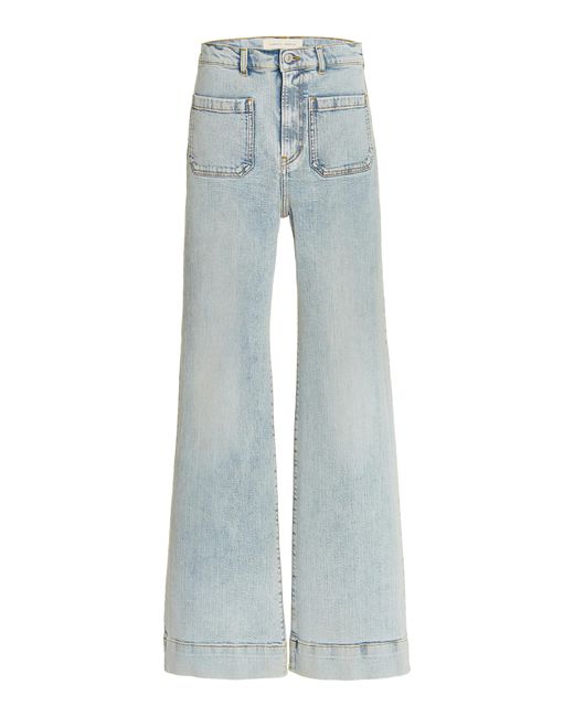 Jeanerica Blue Exclusive St Monica Stretch High-rise Flared-leg Jeans