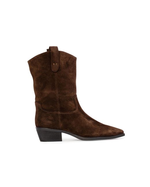 Black Suede Studio Brown Casey Suede Boots