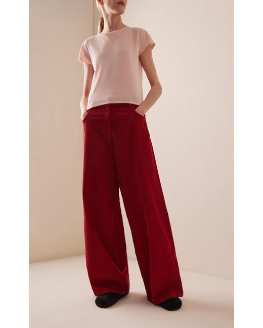 The Row Red Chan High-rise Wide-leg Jeans