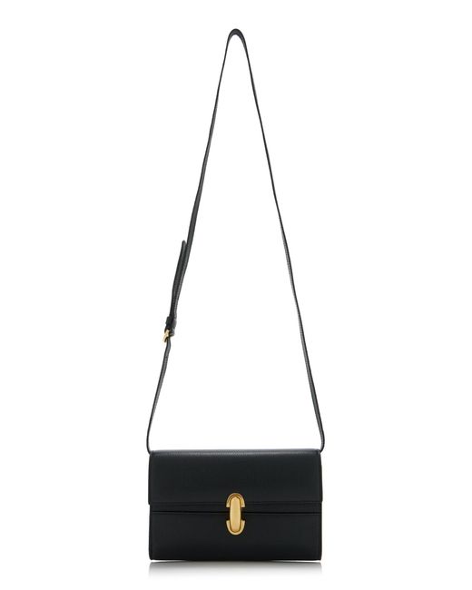 SAVETTE Black Symmetry Leather Mini Bag