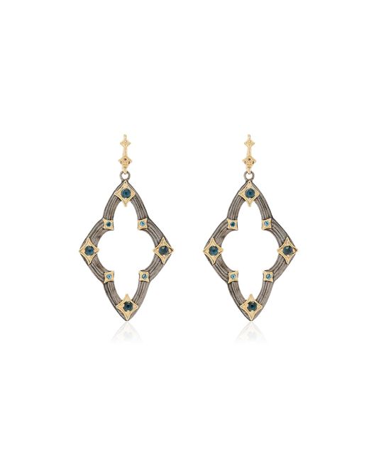 Armenta Blue 18K Topaz Earrings