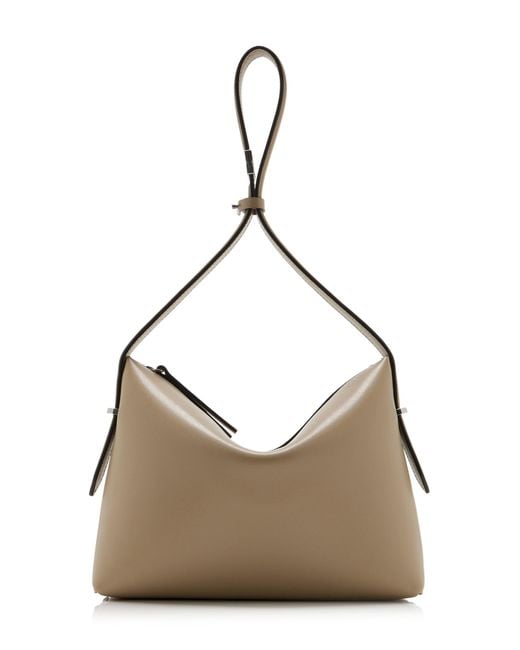 Totême  Brown Scoop Leather Wristlet