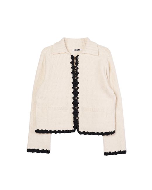 Ciao Lucia Natural Reyla Knitted Jacket