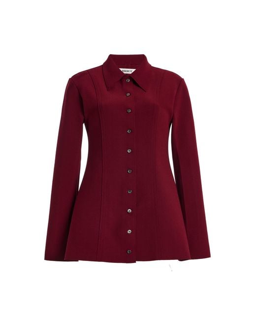 Birrot Red Lay2 Fitted Shirt