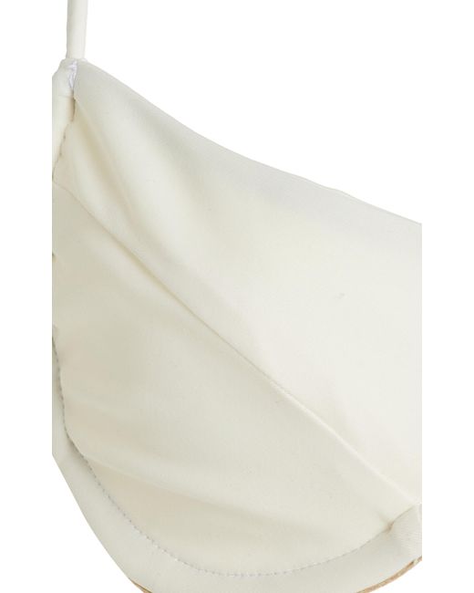Mare Perpetua White August Balconette Bikini Top