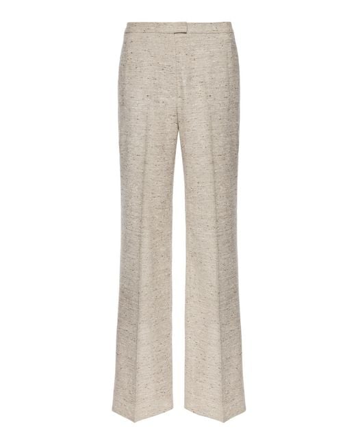 Magda Butrym Natural Silk Blend Trousers