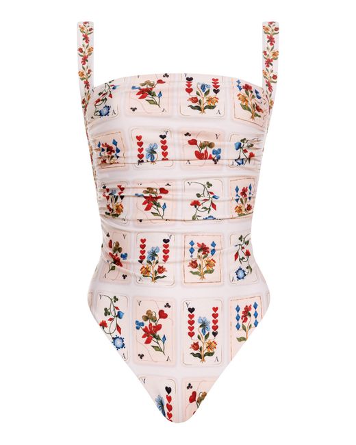 Agua Bendita White Altar Hechizo One-Piece Swimsuit