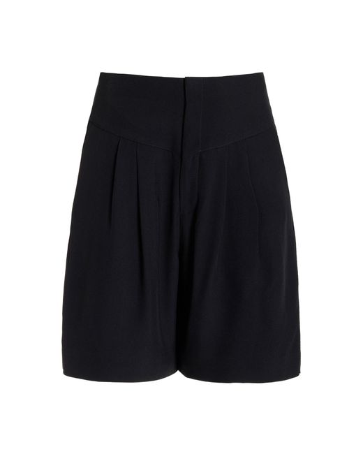 BITE STUDIOS Blue Pleated Suiting Shorts