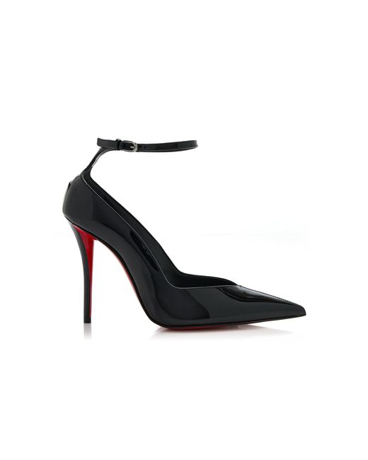Christian Louboutin Black Erozee 100Mm Patent Leather Pumps