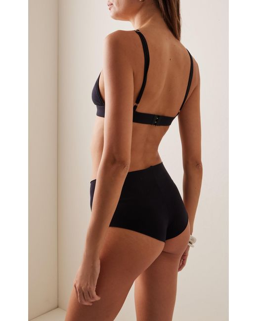 ÉTERNE Black High-Waisted Modal-Lycra Brief