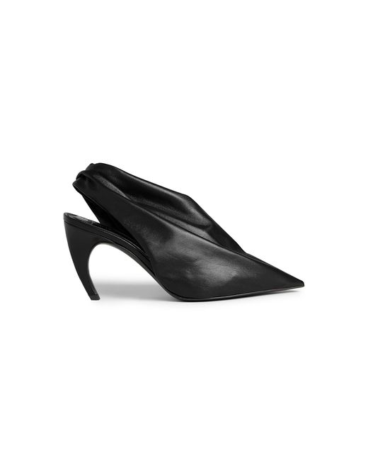 Khaite Black Eve Slingback Pump 85