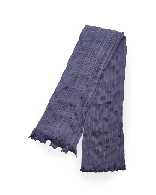Posse Blue Esme Plisse Scarf