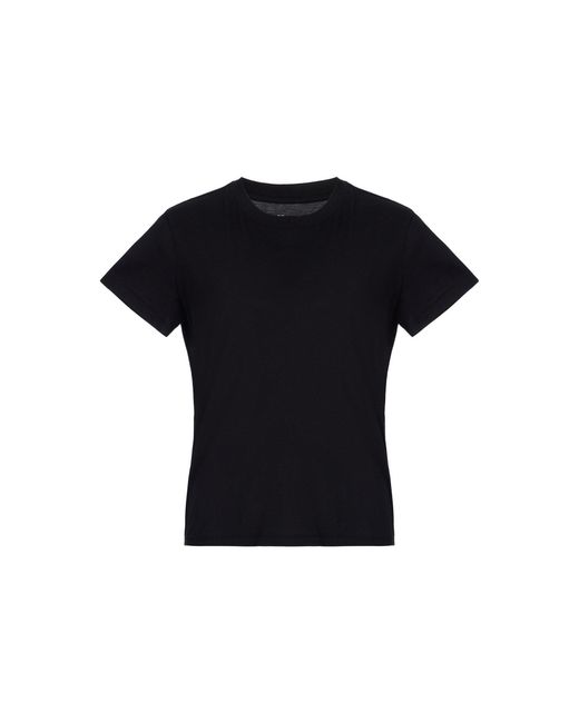 FRAME Black The Baby Tee
